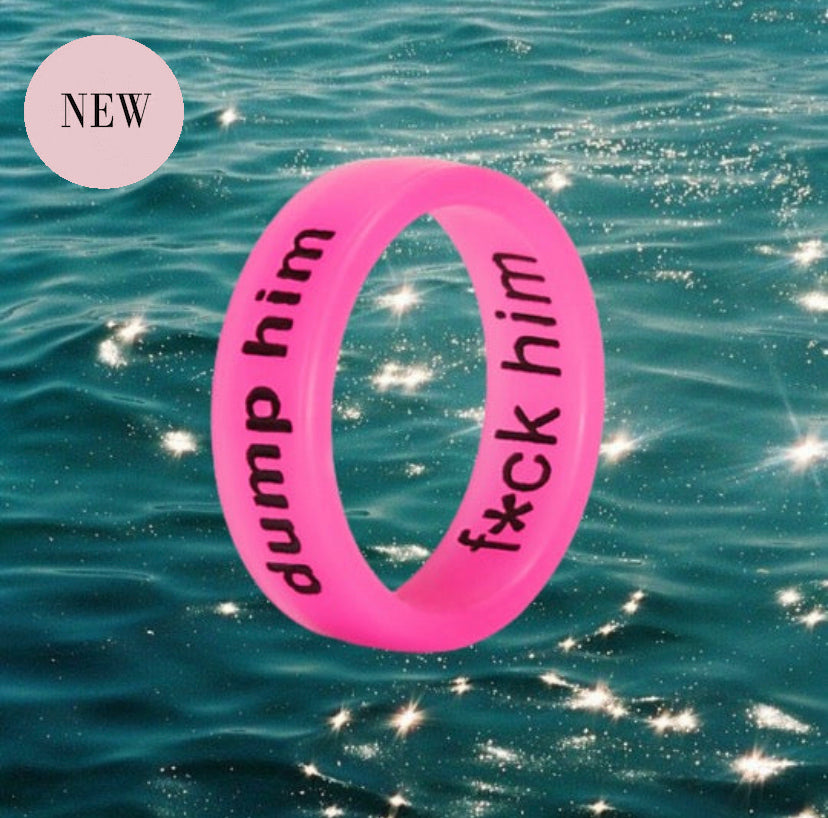 Flip Reversible dump him / f*ck him ring Ring