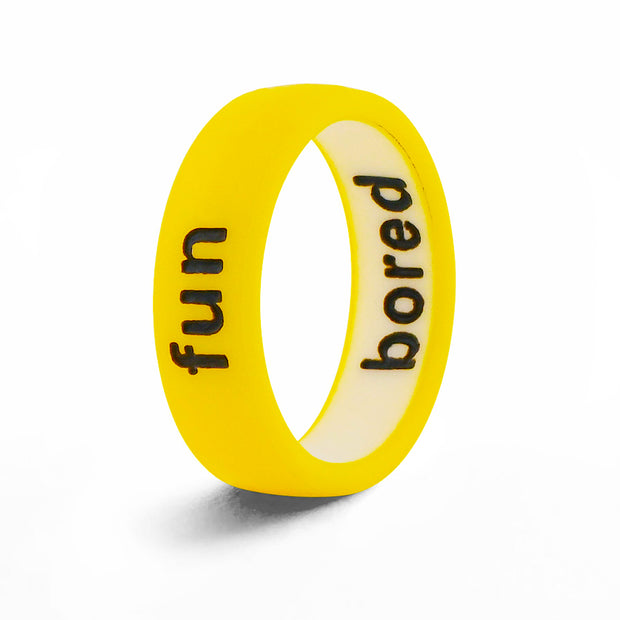 Flip Reversible fun / bored ring