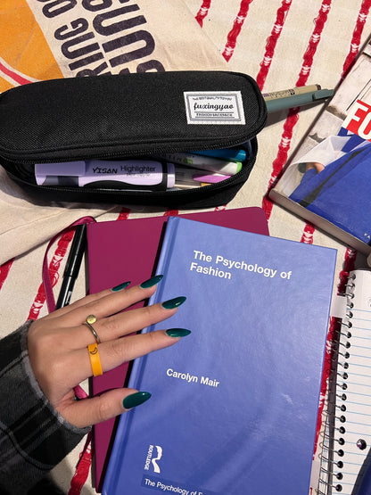 Flip Reversible sun / moon orange ring