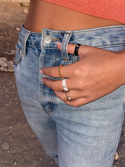 Flip Reversible Ghost / BOO ring