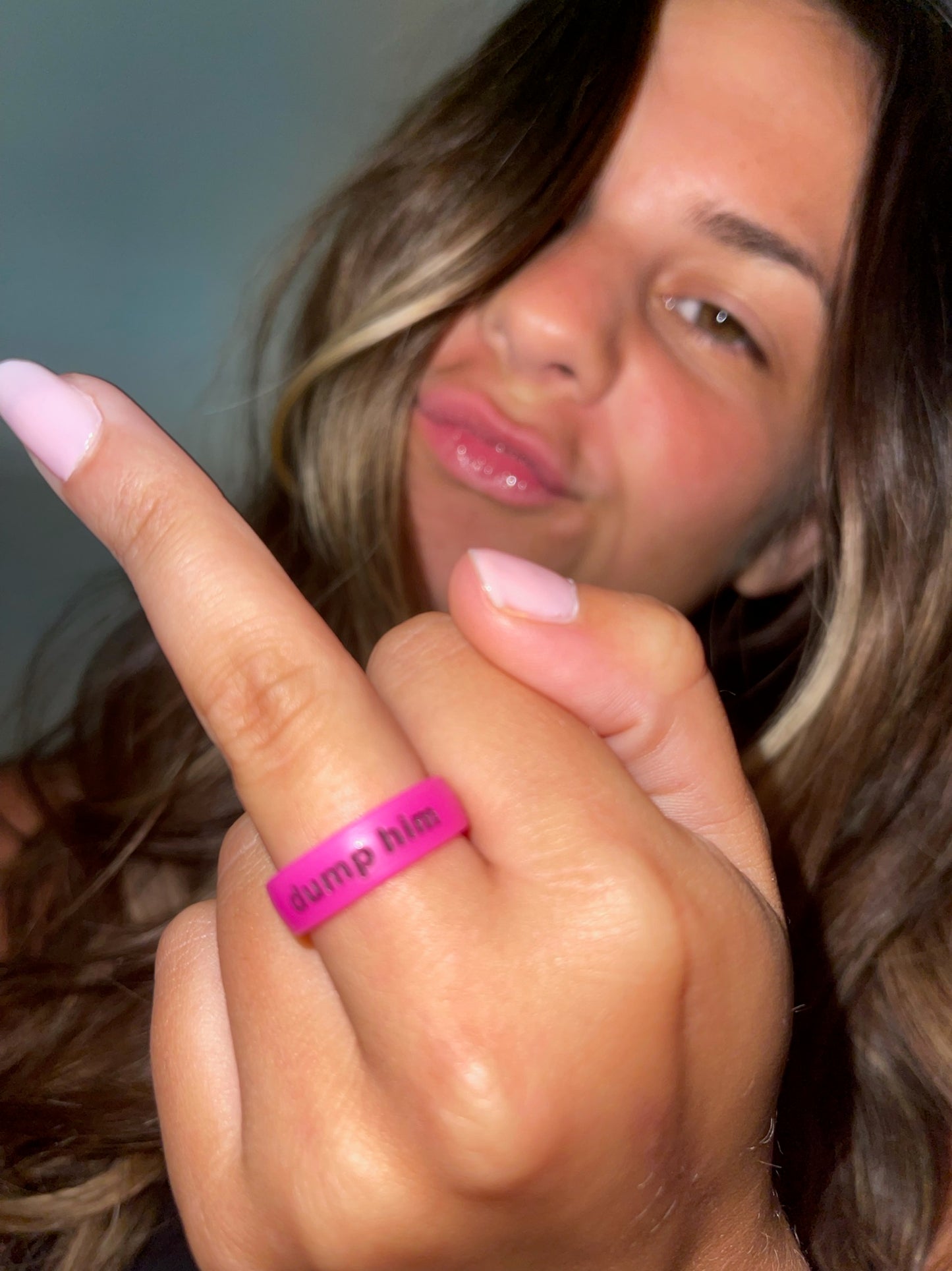 Flip Reversible dump him / f*ck him ring Ring