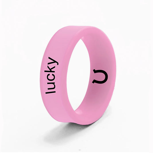 Flip Reversible horseshoe / lucky ring