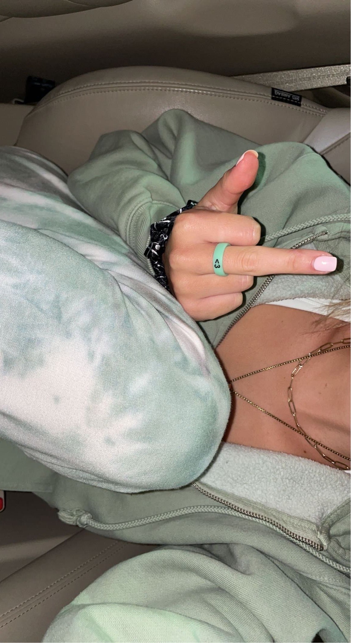 Flip Reversible heart / broken heart Ring