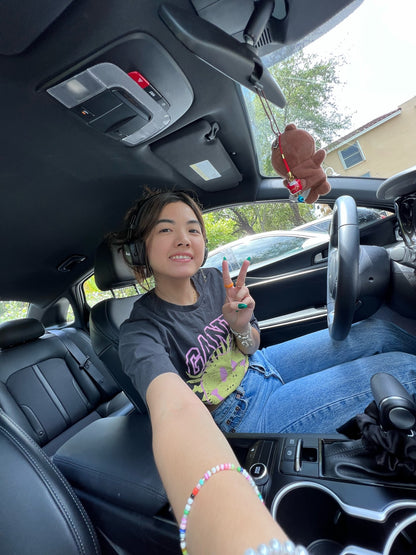 Flip Reversible sun / moon orange ring