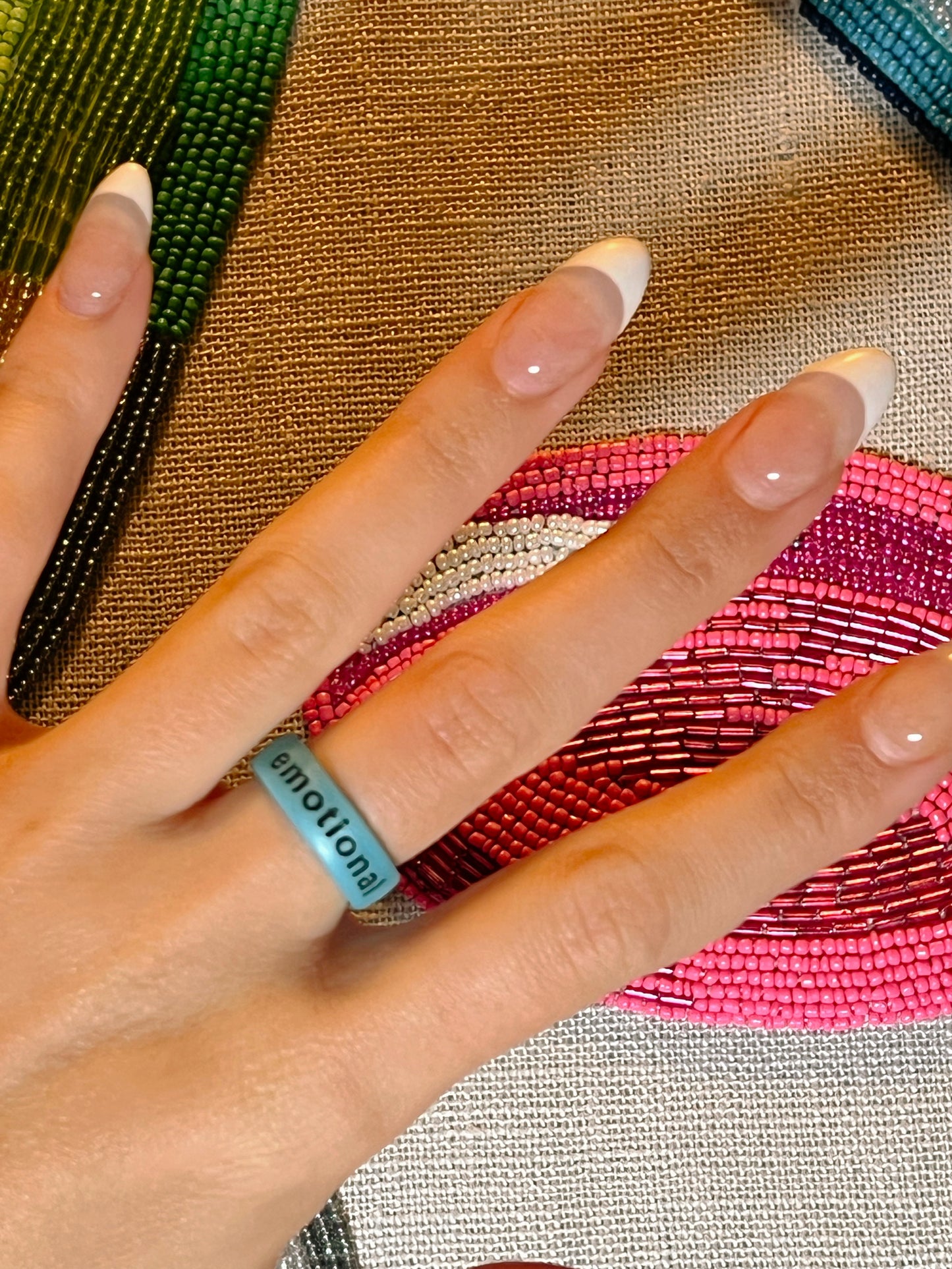 Flip Reversible emotional / wreck Ring