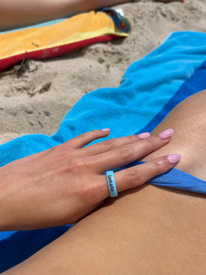 Flip Reversible inhale / exhale ring