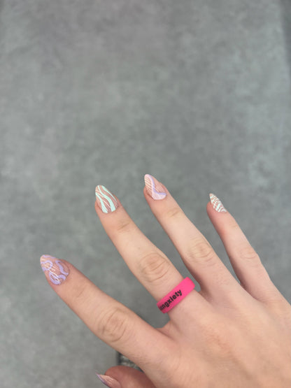 Flip Reversible hangxiety / hangry ring
