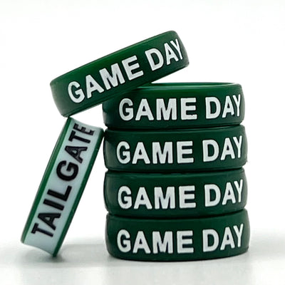 Flip Reversible Game Day / Tailgate Ring Green