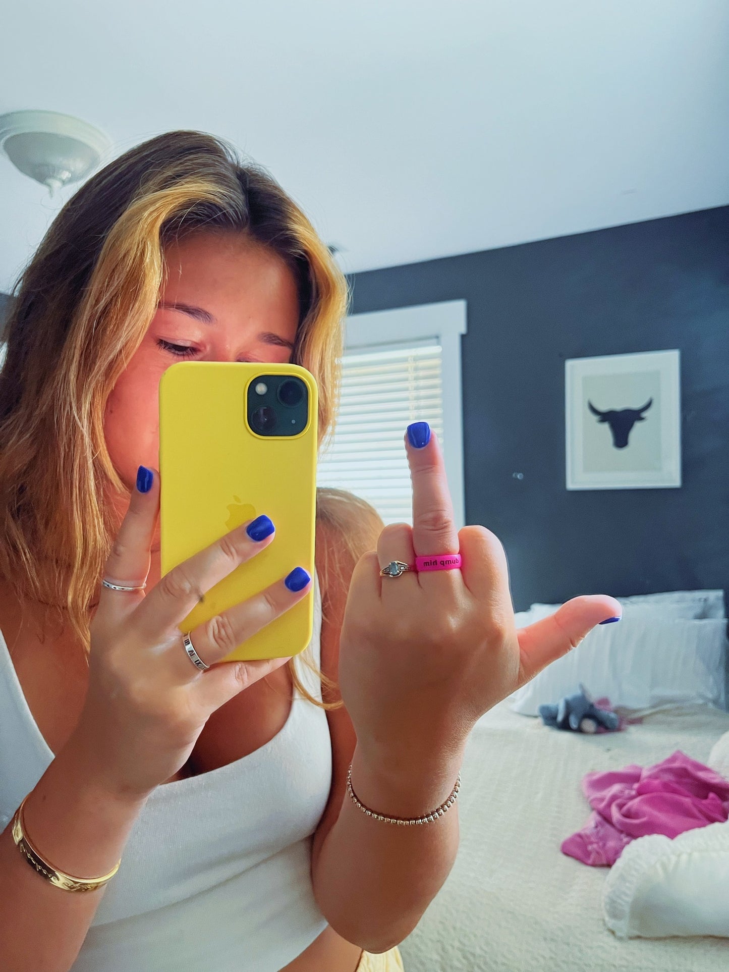 Flip Reversible dump him / f*ck him ring Ring