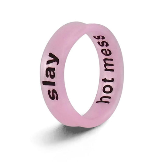 Flip Reversible hot mess / slay ring Ring