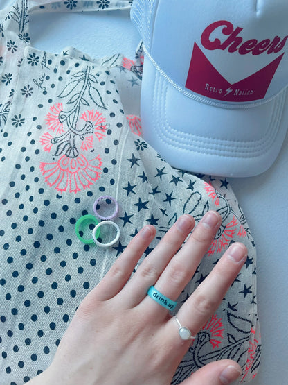 Flip Reversible drink up / hungover Ring