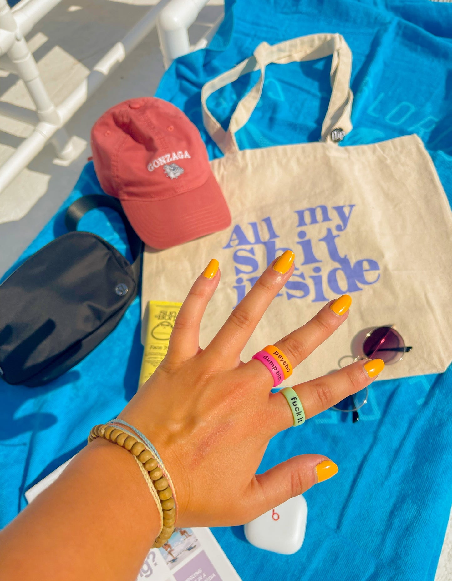 Flip Reversible dump him / f*ck him ring Ring