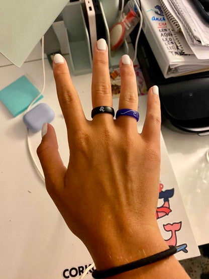 Flip Reversible Leo / Brave Ring