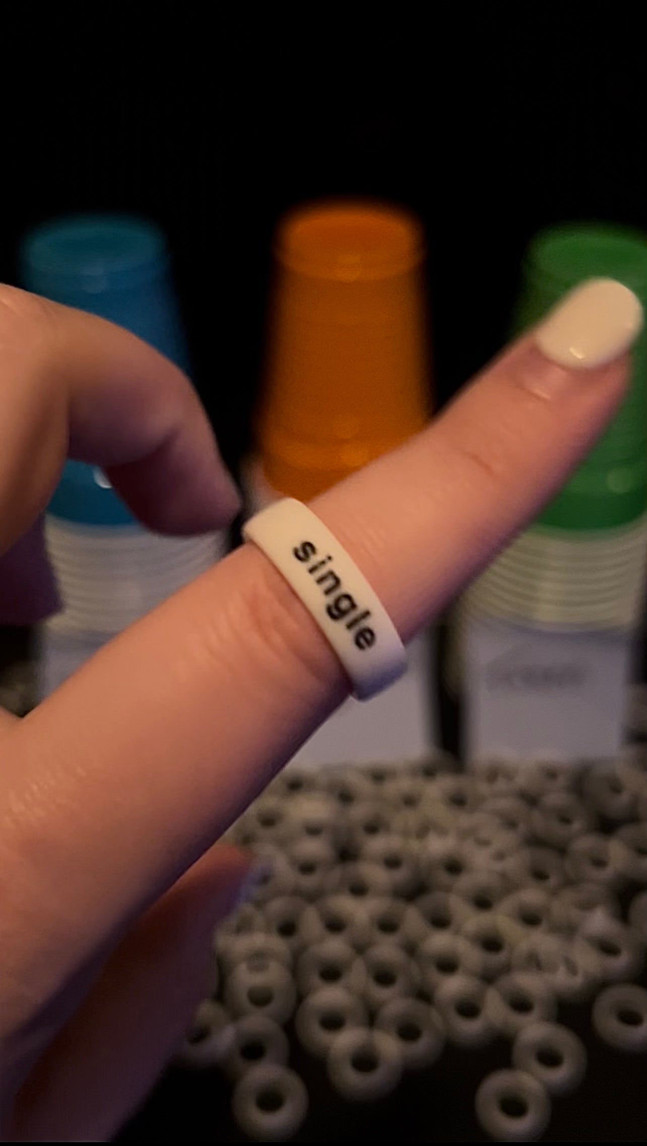 Flip Reversible single / it's complicated Ring