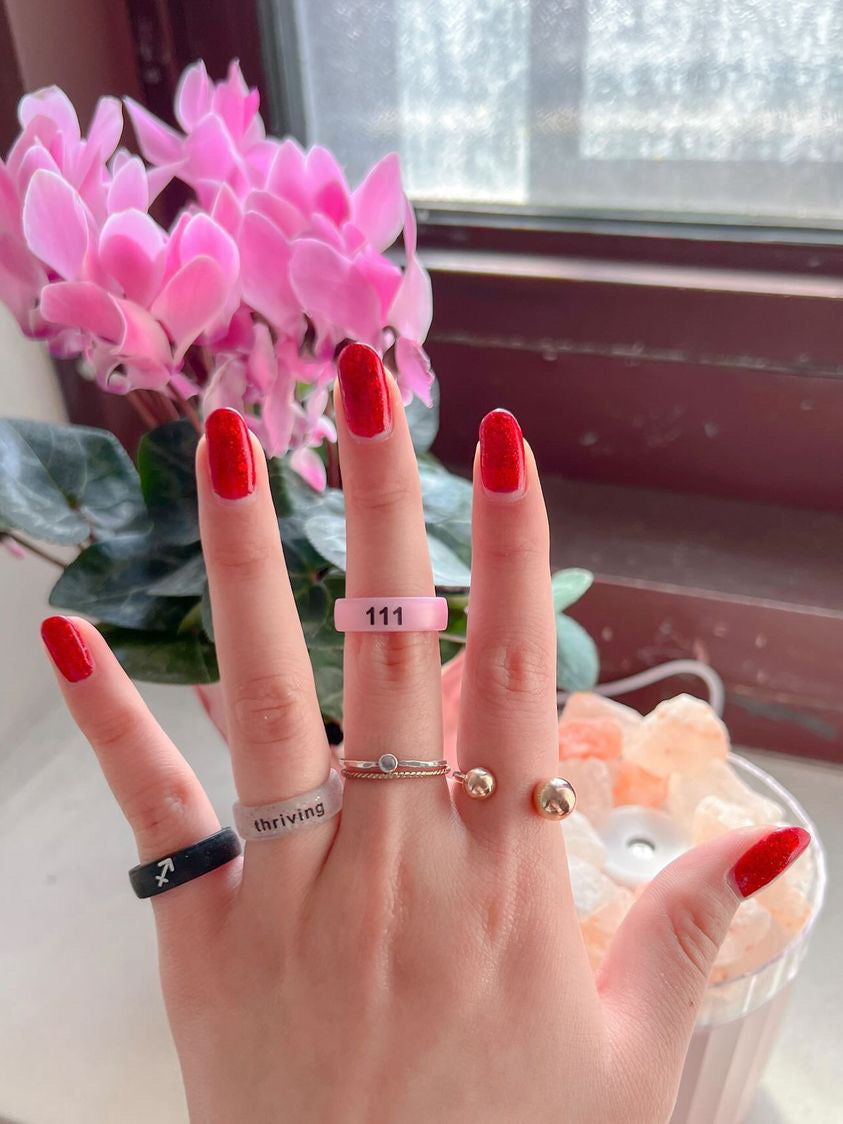 Flip Angel Numbers 111 / intuition Ring