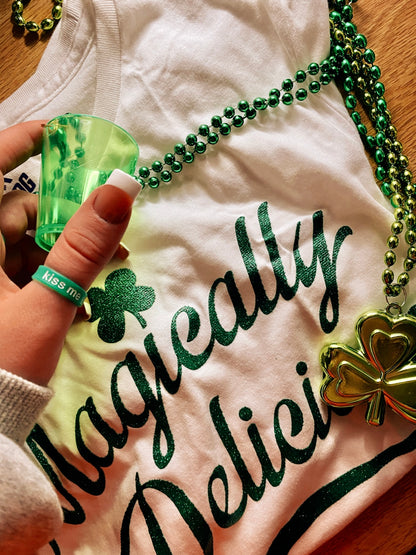 Flip Reversible lucky / kiss me ring
