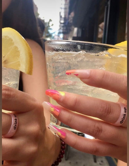 Flip Reversible drink up / hungover Ring