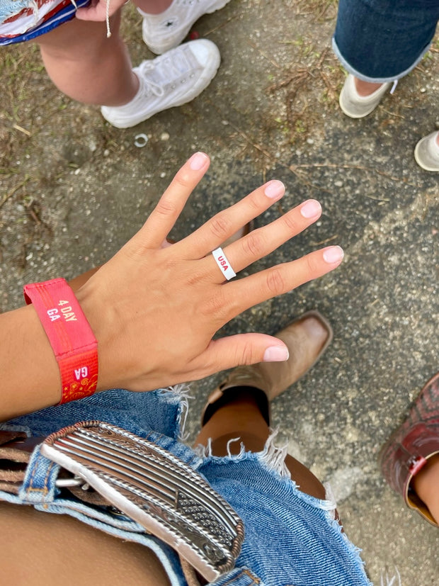 Flip Reversible star / USA ring