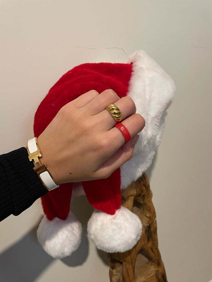 Flip Reversible smile ring holiday edition
