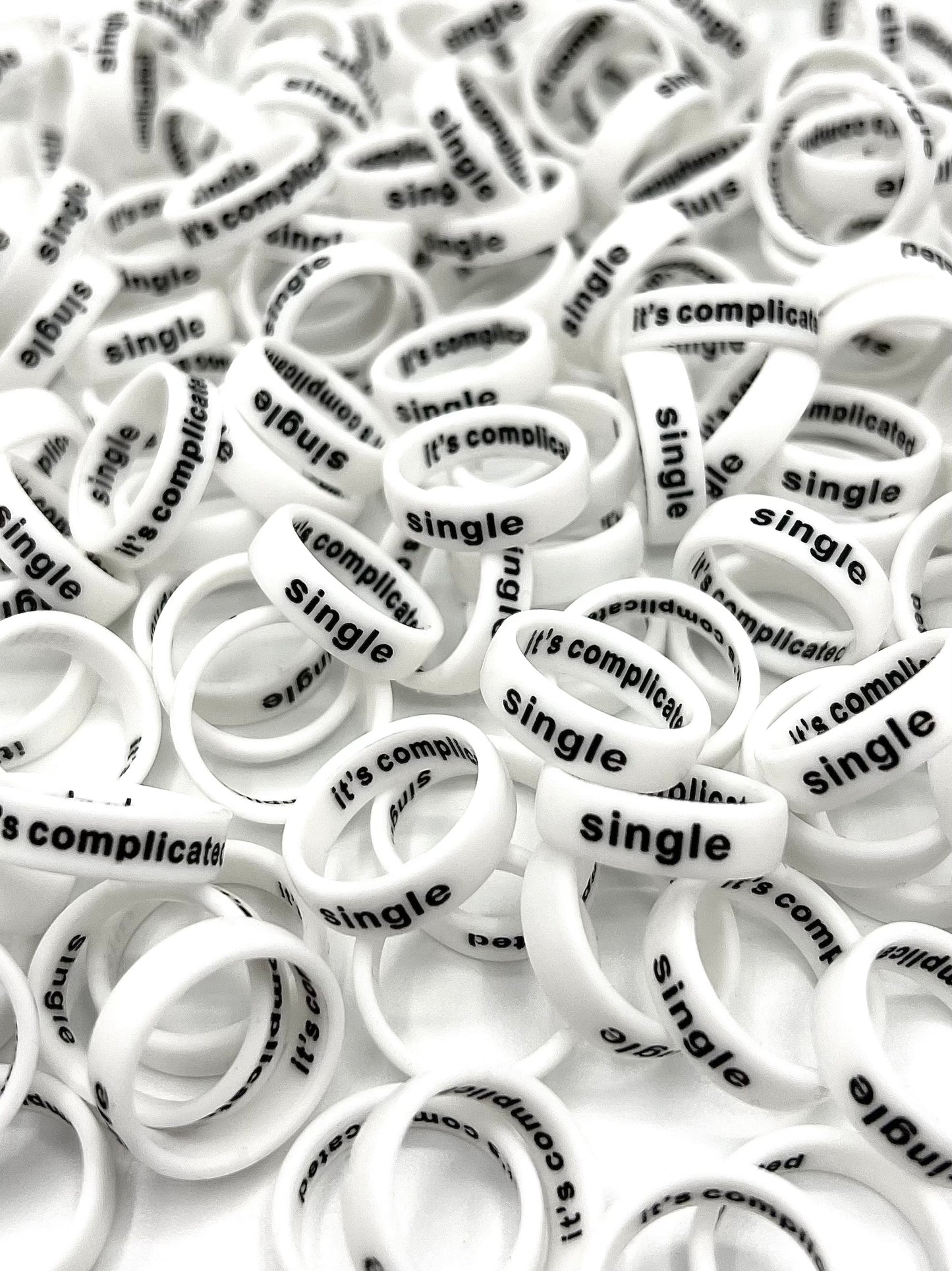 Flip Reversible single / it's complicated Ring
