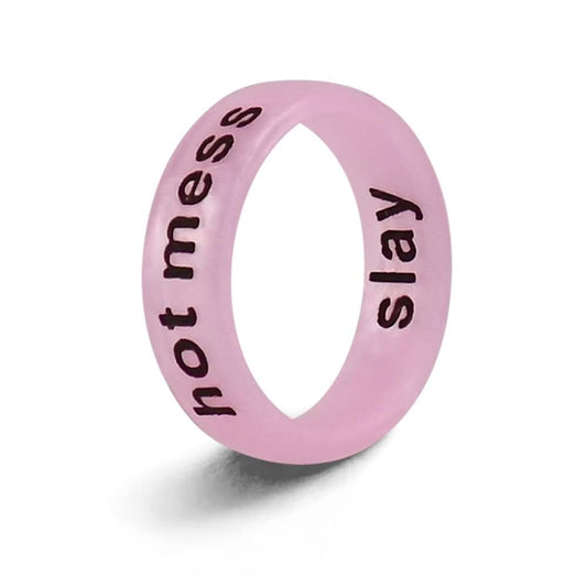 Flip Reversible hot mess / slay ring Ring