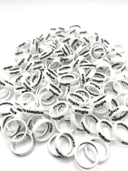 Flip Reversible single / it's complicated Ring