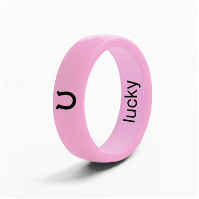 Flip Reversible horseshoe / lucky ring