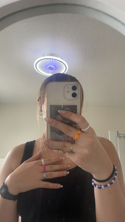 Flip Reversible hangxiety / hangry ring