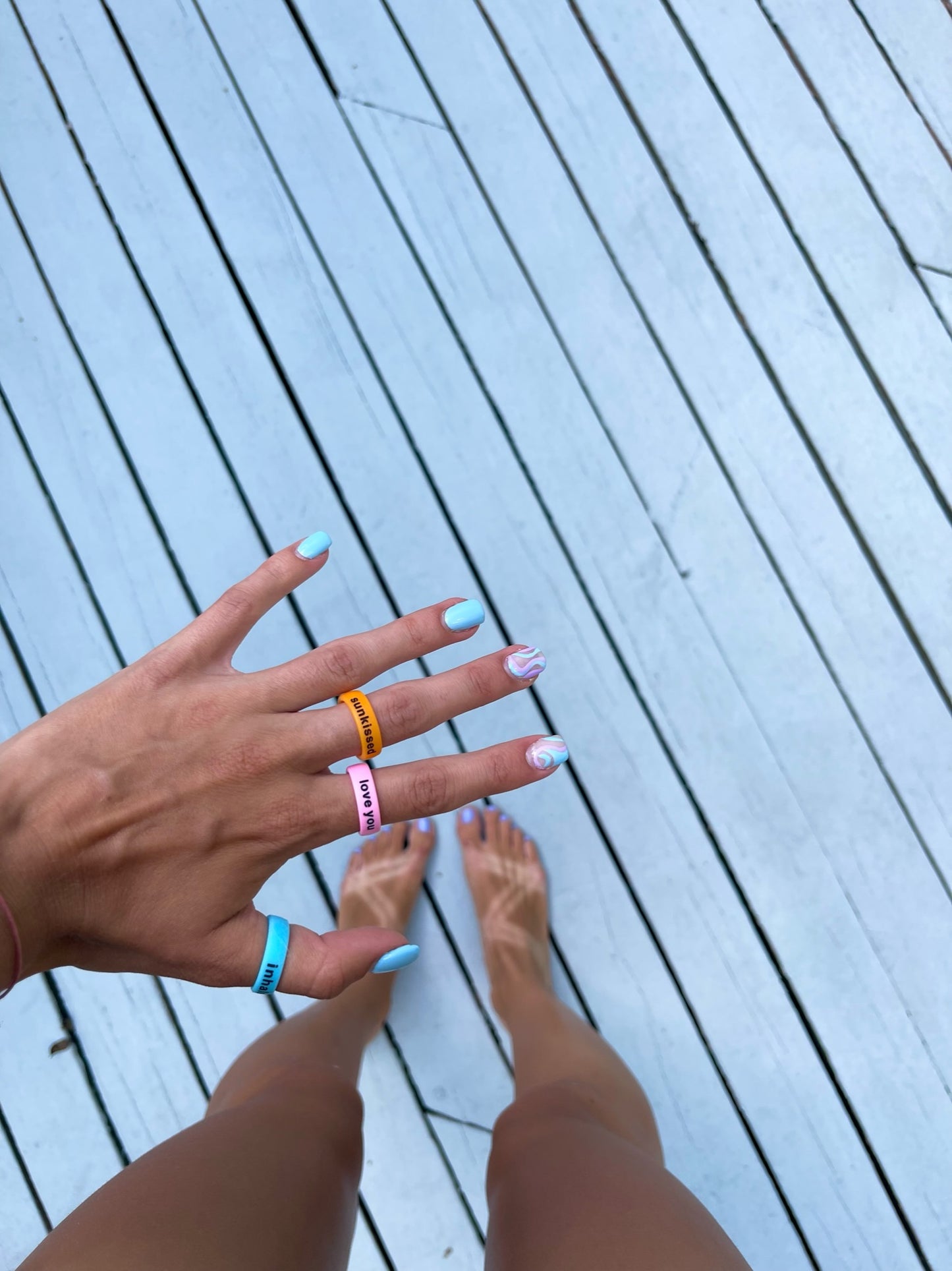 Flip Reversible inhale / exhale ring