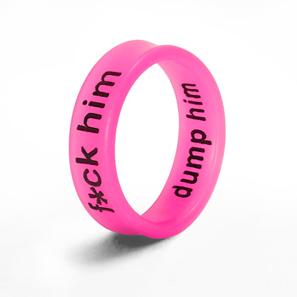 Flip Reversible dump him / f*ck him ring Ring
