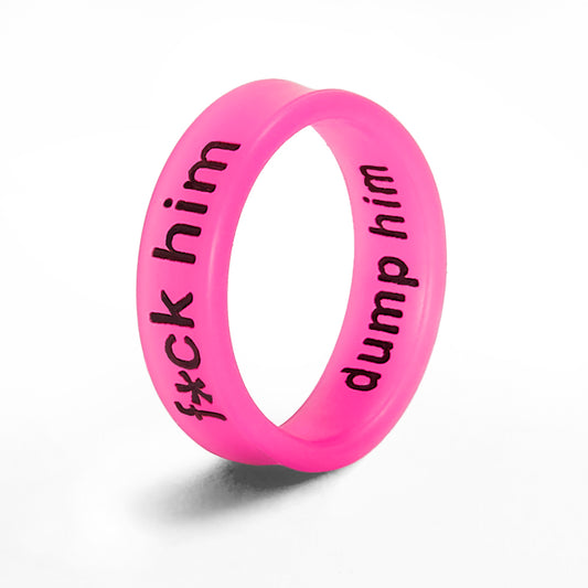 Flip Reversible dump him / f*ck him ring Ring