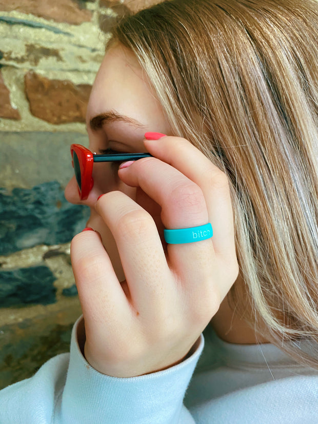Flip Reversible bitch / babe Ring