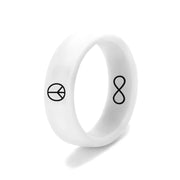 Flip Reversible Peace / Infinity Ring