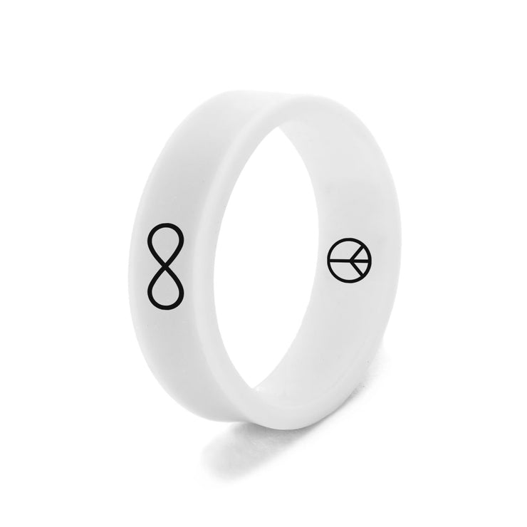 Flip Reversible Peace / Infinity Ring