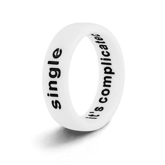 Flip Reversible single / it's complicated Ring