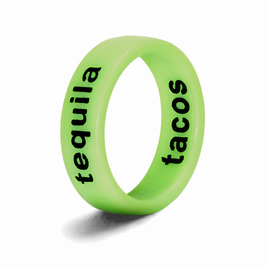Flip Reversible tequila / tacos ring