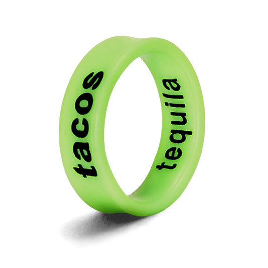 Flip Reversible tequila / tacos ring