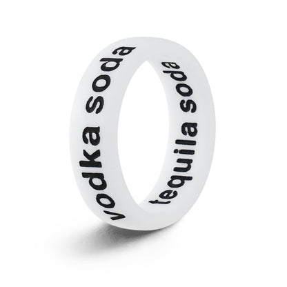 Flip Reversible vodka soda / tequila soda ring