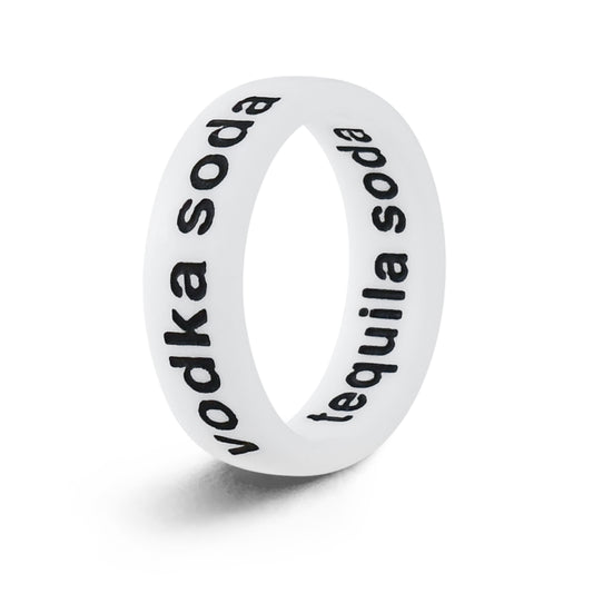 Flip Reversible vodka soda / tequila soda ring