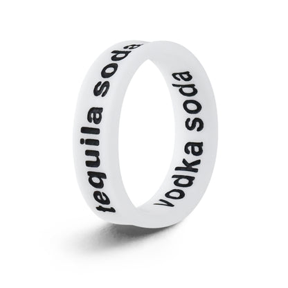 Flip Reversible vodka soda / tequila soda ring