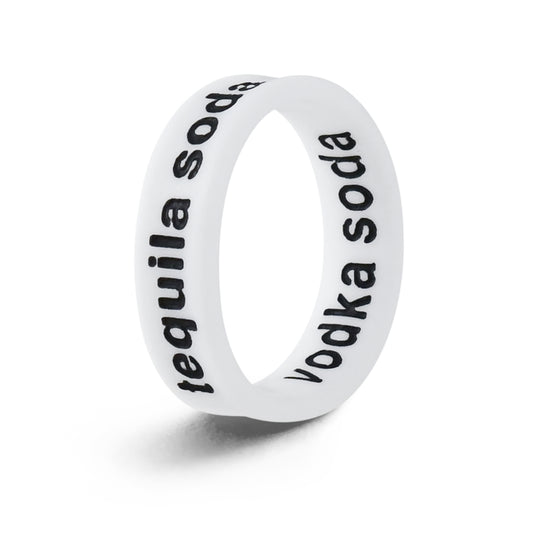 Flip Reversible vodka soda / tequila soda ring